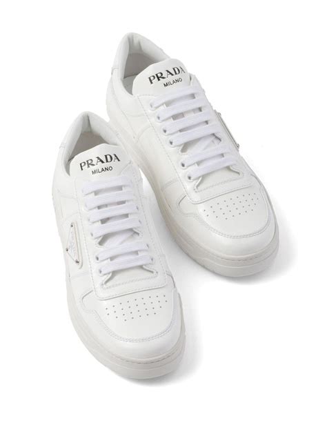 scarpa prada bianca|prada downtown sneakers.